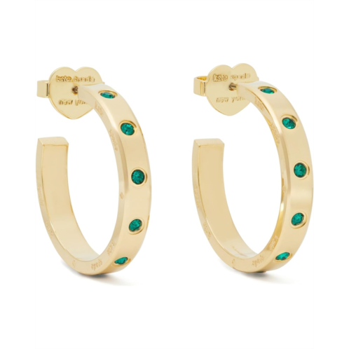 Kate Spade New York Set In Stone Hoops