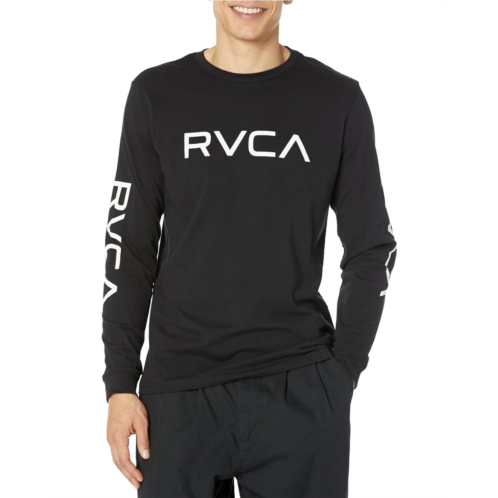 Mens RVCA Big RVCA Long Sleeve Tee