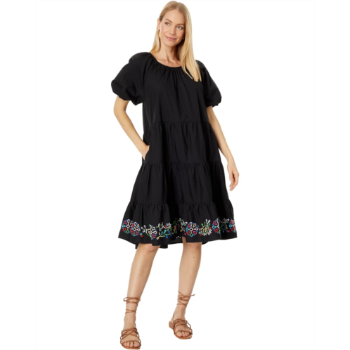 Womens Johnny Was Amanza Eyelet Mini Dress