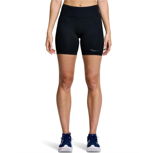 Womens Saucony Fortify 6 Shorts