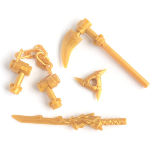 LEGO Ninjago 4 Weapon Lot - from set 9450