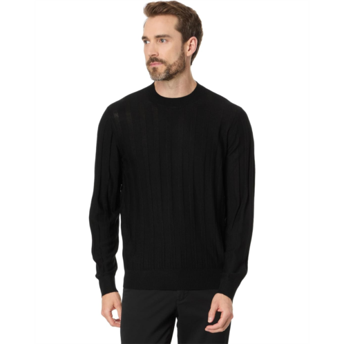 Mens Armani Exchange Wool Mix Textured Sweater