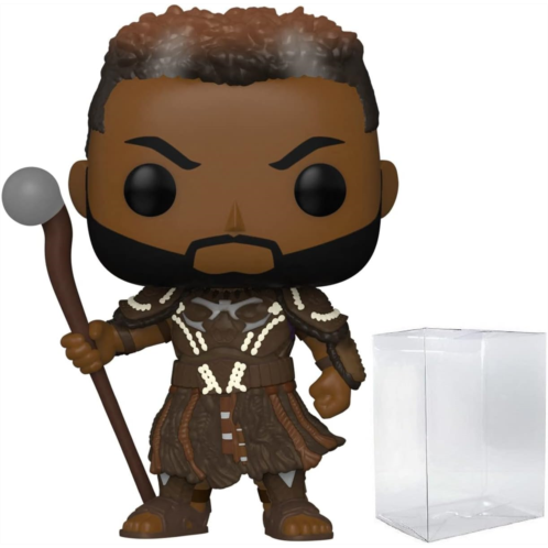 POP Marvel: Black Panther: Wakanda Forever - MBaku Funko Vinyl Figure (Bundled with Compatible Box Protector Case), Multicolored, 3.75 inches