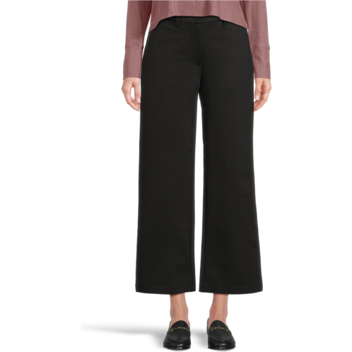 Womens Eileen Fisher Petite Wide Full-Length Trousers