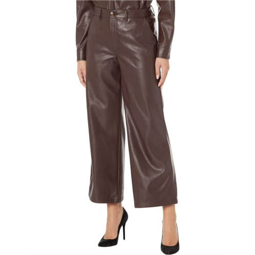 KUT from the Kloth Aubrielle - Wide Leg Faux Leather Trousers