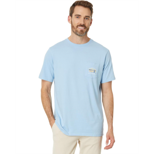 Mens Vineyard Vines Sunset Pier Bernese Short Sleeve Tee