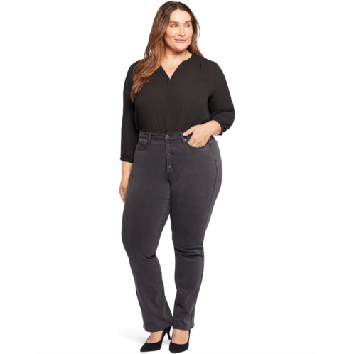 NYDJ Plus Size High-Rise Barbara Bootcut w/ Button Fly in Sierra