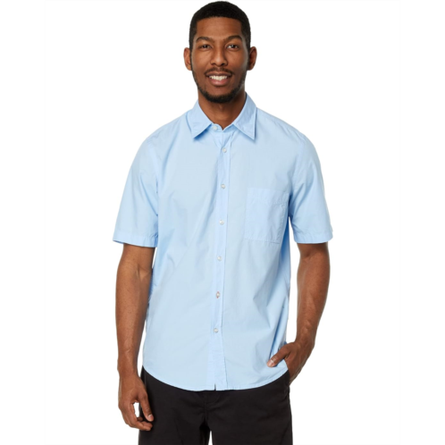 BOSS Regular Fit Short Sleeve Cotton Button-Down Shirt