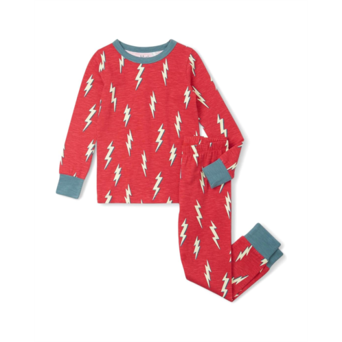 Hatley Kids Cool Bolts Stretch Cotton Pajama Set (Toddler/Little Kid/Big Kid)