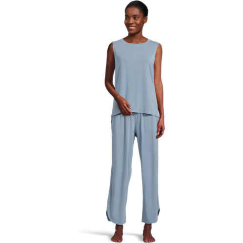 Womens Barefoot Dreams Jersey Piped Set
