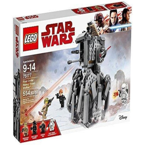 LEGO Star Wars Episode VIII First Order Heavy Scout Walker 75177 Building Kit,108 months to 168 months (554 Piece)