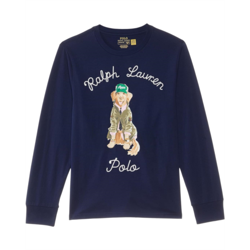 Polo Ralph Lauren Kids Dog-Print Cotton Long Sleeve Tee (Big Kid)