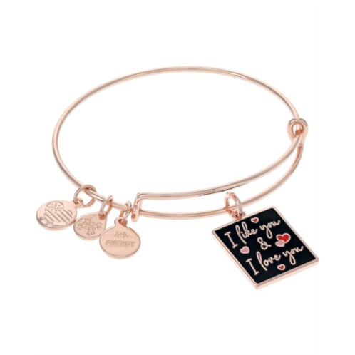 Alex and Ani I Like You and I Love You Bracelet