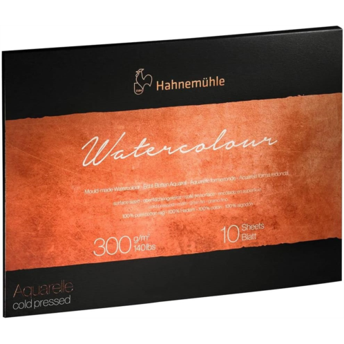Hahnemuehle Hahnemuhle Collection Watercolor 300 Block Cold Pressed 14.2x18.9 Inches 300gsm