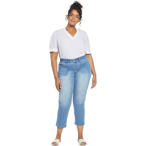 NYDJ Plus Size Plus Size Waist Match Marilyn Straight Ankle Pants in Everly