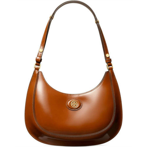 Tory Burch Robinson Spazzolato Convertible Crescent Bag