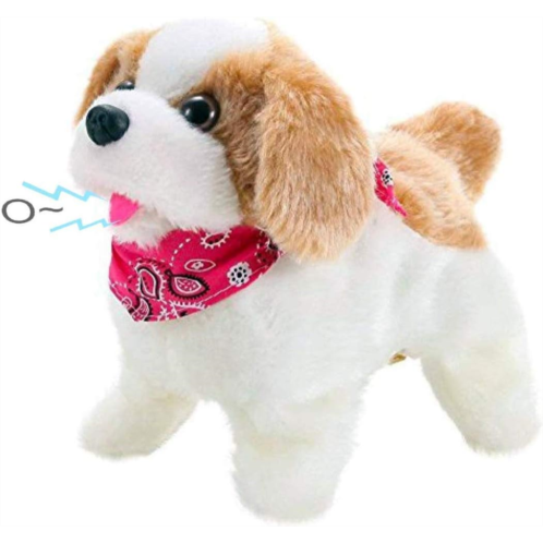 Liberty Imports Flip Over Puppy - Battery Operated Mechanical Jumping Little Pet Dog - Flipping Toy That Somersaults, Walks, Sits, Barks for Toddlers & Kids