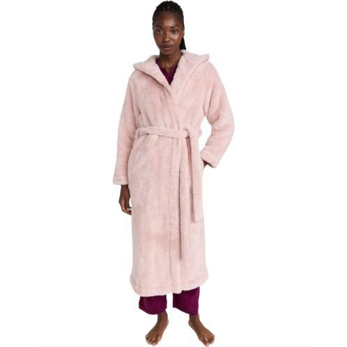 Womens Skin Wynter Recycled Plush Hooded Robe