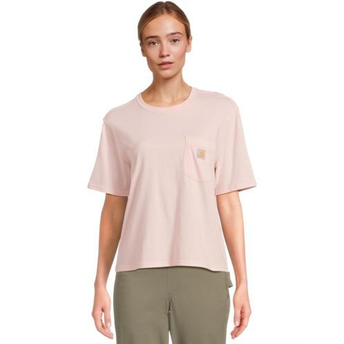 Womens Carhartt TENCEL Fiber Series Loose Fit Short-Sleeve Pocket T-Shirt