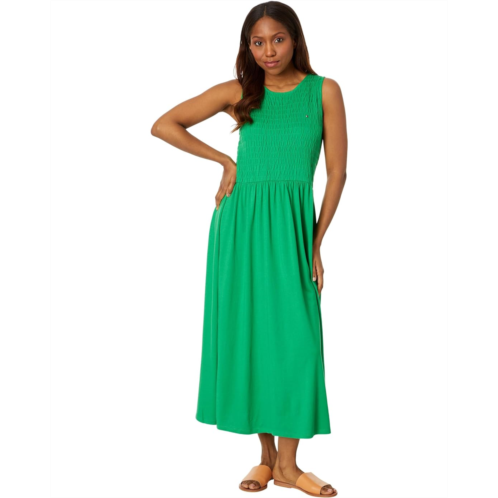Womens Tommy Hilfiger Sleeveless Smocked Dress