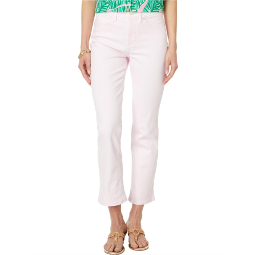 Womens Lilly Pulitzer Annet High-Rise Crop Flare