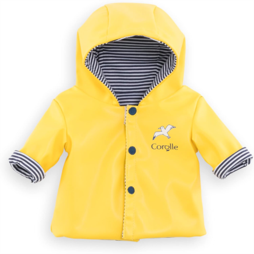 Corolle 12” Baby Doll Outfit - Loire Riverside Reversible Raincoat - Mon Premier Poupon Clothing and Accessories fit 12 Dolls, for Kids Ages 18 Months and up