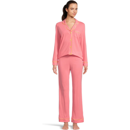Womens Cosabella Bella Long Sleeve Top Pants Set