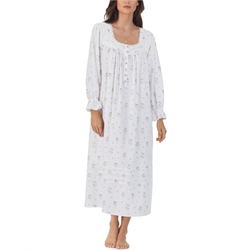 Womens Eileen West Cotton Flannel Long Sleeve Ballet Gown