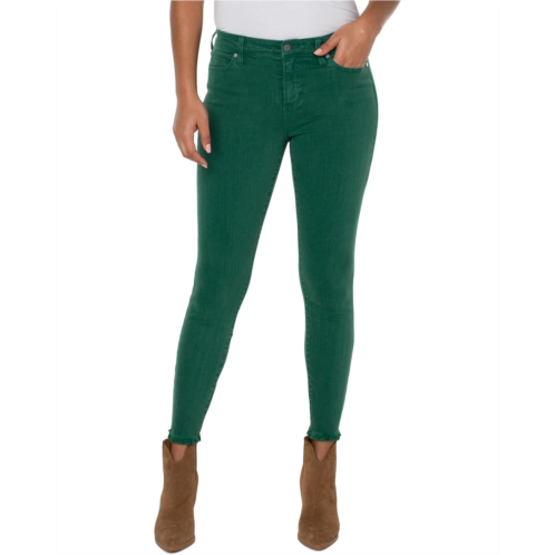 Liverpool Los Angeles Abby Ankle Skinny with Fray Hem in Serpentine