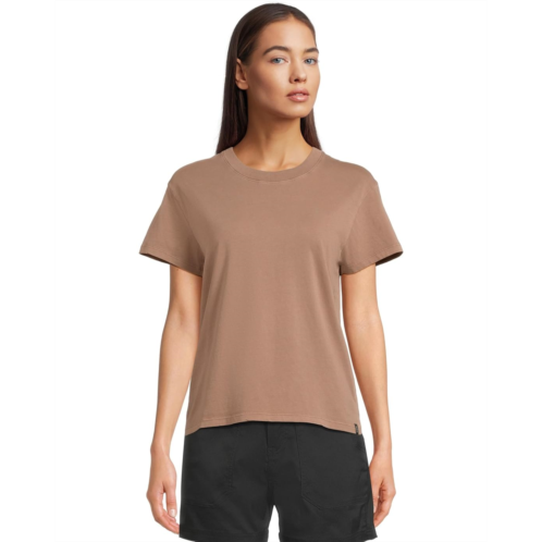 Womens Prana Everyday Vintage Washed Short Sleeve Tee