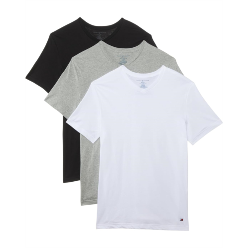 Mens Tommy Hilfiger Cotton Classic 3-Pack V-Neck Undershirts