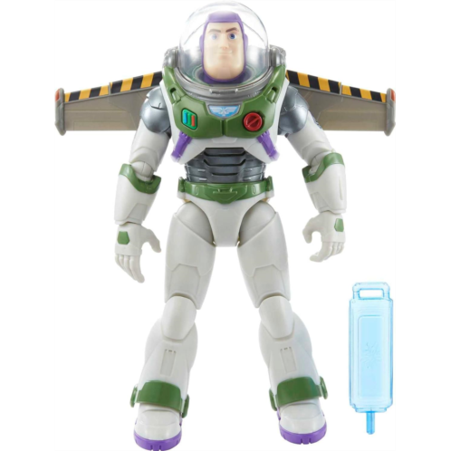 Mattel Disney and Pixar Lightyear Toys, Talking Buzz Lightyear Action Figure with Liftoff Vapor Trail, 20 Sounds, Jetpack with Expanding Wings????