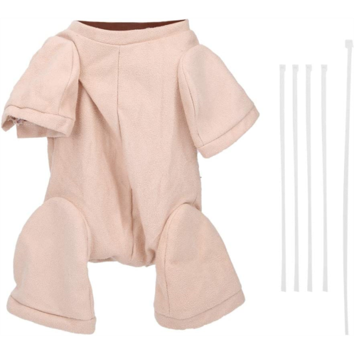 Zerodis Newborn Baby Doll Cloth Kit, DIY Newborn Doll Fabric Cloth Body Accessory High Simulation Doll Making Supplies for 3/4 Arms and 3/4 Legs(22 Inch)