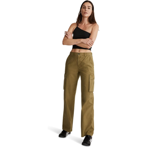 Madewell Garment-Dyed Low-Slung Straight Cargo Pants