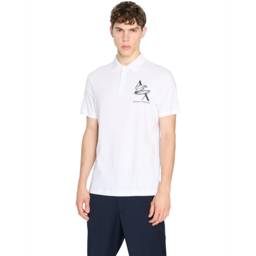 Mens Armani Exchange AX Eagle Logo Polo