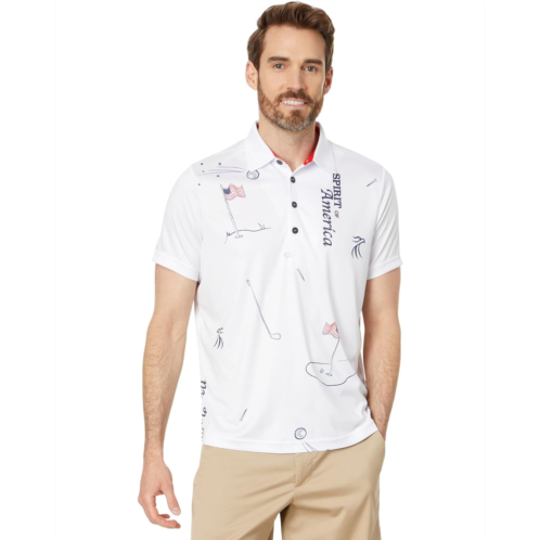 Jamie Sadock Spirit Of America Short Sleeve Polo