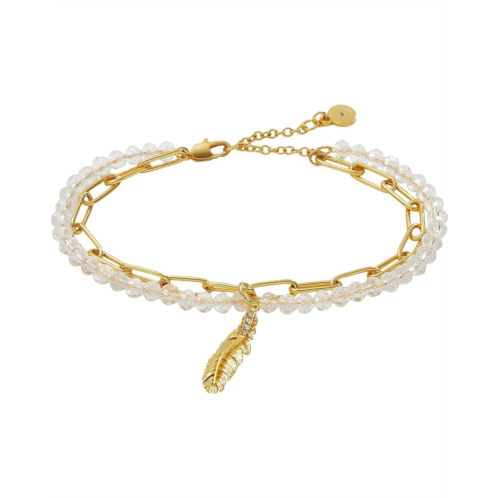 Alex and Ani Feather Adjustable Chain Bracelet