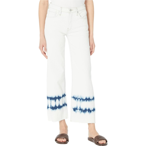 Hudson Jeans Rosie High-Rise Wide Leg Ankle in Tie-Dye Bleach