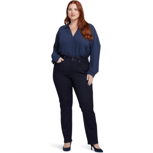 NYDJ Plus Size High Rise Marilyn Straight in Magical