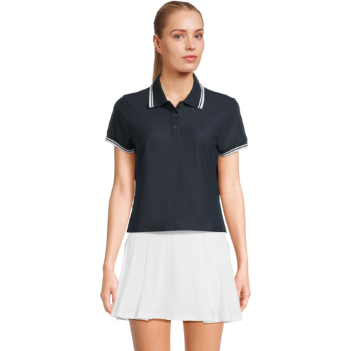 Womens Beyond Yoga Country Club Polo Tee