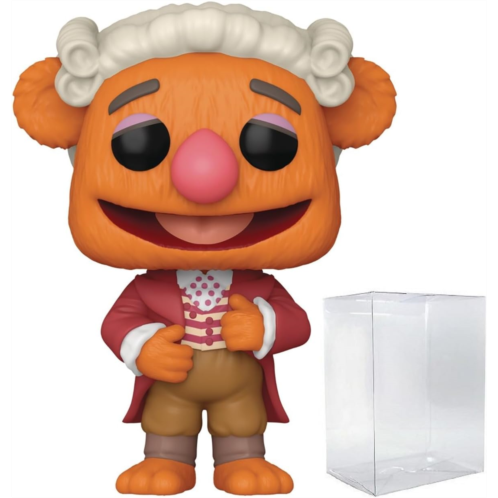 POP Disney Holiday: The Muppet Christmas Carol - Fozzie Bear as Fozziwig Funko Vinyl Figure (Bundled with Compatible Box Protector Case) Multicolored 3.75 inches