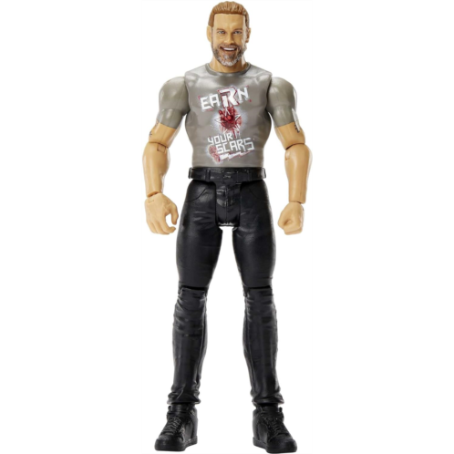 Mattel WWE Basic Action Figure, Edge, Posable 6-inch Collectible for Ages 6 Years Old & Up