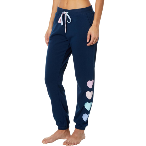 P.J. Salvage Womens PJ Salvage Mad Love Ombre Hearts Joggers