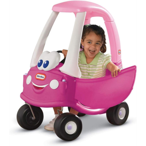 Little Tikes Princess Cozy Coupe Ride-On Toy - Toddler Car Push and Buggy Includes Working Doors, Steering Wheel, Horn, Gas Cap, Ignition Switch - For Boys and Girls Active Play ,