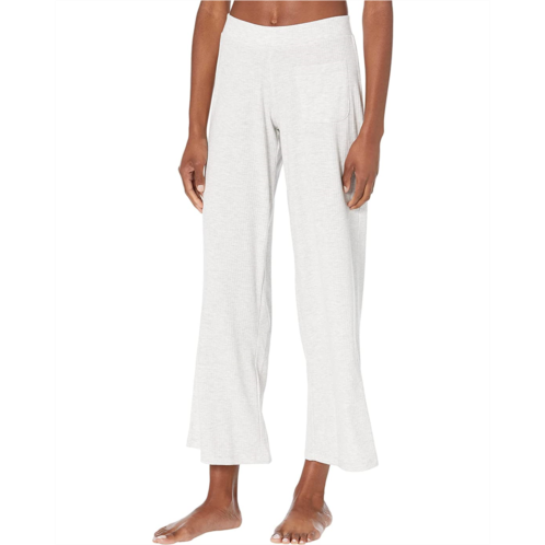 HUE Long Ribbed Flare Pajama Lounge Pants