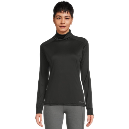 Womens Hot Chillys Peachskins Roll T-Neck