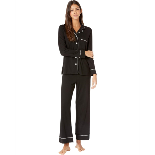 Womens Cosabella Amore Petite Long Sleeve Top & Pant Pajama Set