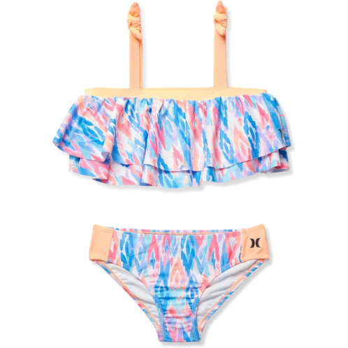 Hurley Kids Tiered Tankini Two-Piece Set (Big Kids)