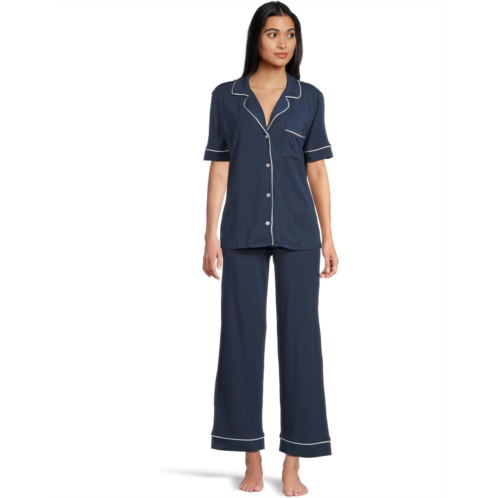 Womens Eberjey Gisele Short Sleeve Pant Pj Set