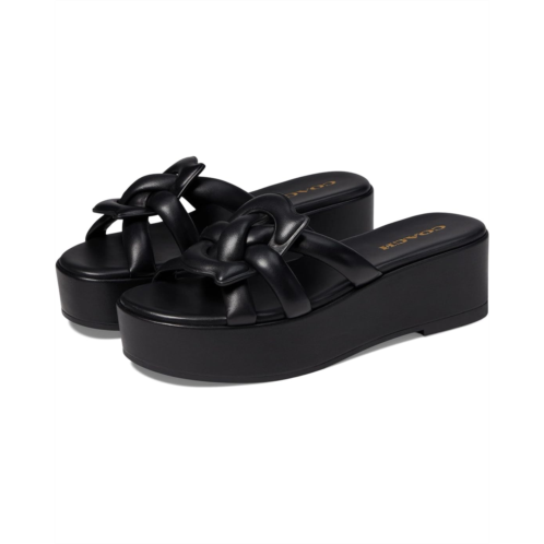 COACH Everette Leather Sandal